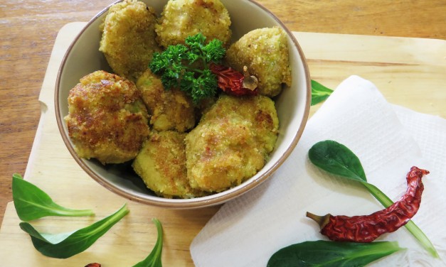 Curry chickpeas & Zucchini balls