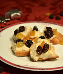 Coconut cashew and raisin spread