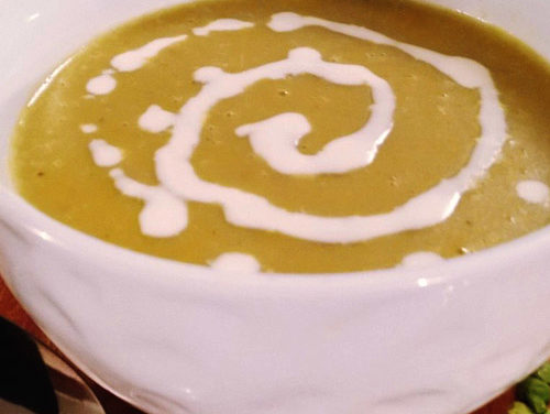 Velouté de pois cassés bio au lait de coco